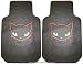 2PC Emily Black Cat Car Truck SUV Floor Mats