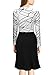 Miusol Women's Scoop Neck 2/3 Sleeve Optical Illusion Slim Cocktail Party Dress