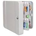 Helix Standard Key Safe Steel with Cylinder Lock and Fixings 100 Key Ref WR0100