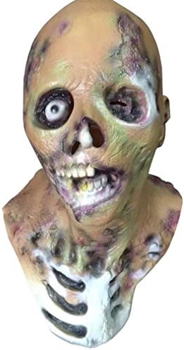 Steily Costume Screaming Zombie Full Face Mask for Halloween Party