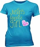 Justins Favorite Girl Juniors T-shirt Tee