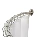 Zenith S-36601-SS Dual Style Screw Mounted Shower Rod in Polished Chrome