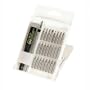 Wiha 75992 System 4 Precision Interchangeable Bit Set, Torx, Slotted, Phillips, Hex Inch, ESD Safe Precision Handle, 27 Piece In Compact Box