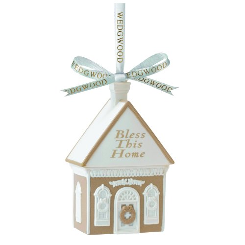 Wedgwood Bless This Home Christmas Ornament