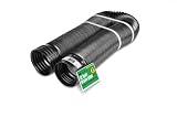 Flex-Drain 51710 Flexible/Expandable Landscaping Drain Pipe, Solid, 4-Inch by 12-Feet