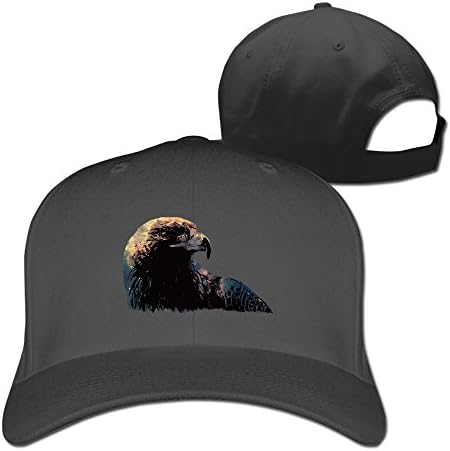 Majestic Eagle With Galaxy Snapback Baseball Cap, Adult Black One Size