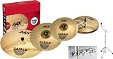 Sabian AAXplosion Limited Edition Box Set Bundle with Tama Boom Stand and LP Cymbal Mount