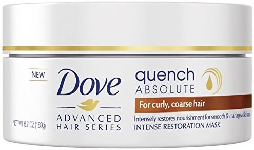 Dove Intense Restoration Mask, Quench Absolute 6.7 oz x Multipack of 5