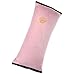Mocase Soft Strap Cover Children Baby Headrest Neck Support Pillow Shoulder Pad for Car Safety Seatbelt (Pink)