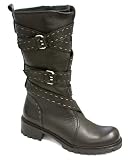 Fendi Black Pebbled Leather Size 38 Ladies Boots 8W2431NDUF0QA1