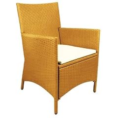 Korbsessel beige