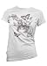 Gothic Butterflies Womens T-shirt, Gothic Womens T-shirts, Small, Lt Blue