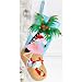 Brighten the Season Pink Flamingo Stocking