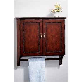<b>Chelsea Wall Cabnt W/ Towel Br 24"hx24"w Antique Cherry</b>
