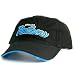 Carolina Panthers Tattered Bill Black End Zone Adjustable Baseball Hat