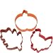 Fall Harvest Cookie Cutter Set 3ct