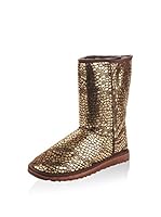 Los Ojo Botas de invierno (Marrón / Dorado)