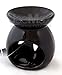 Expressive Scent Ceramic Burner for Oil and Wax Melts - Fragrance Oil Warmer Lamp Black 26-12