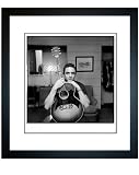 Johnny Cash Holding his Guitar Named Johnny Cash, 1958 - Fine Art Print