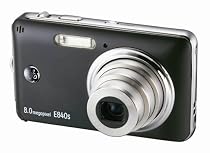 GE-E840s Slim Line 8MP Digital Camera with 4X Optical Zoom (Black)