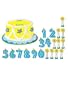 Pre-Cut Birthday Cake & Candles Flannelboard Figures