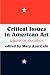 Critical Issues In American Art: A Book Of Readings (Icon Editions)