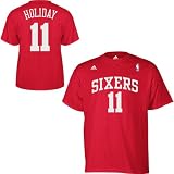 Adidas Philadelphia 76Ers Jrue Holiday Game Time T-Shirt Xx Large
