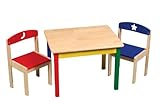 GUIDECRAFT Moon & Stars Table & Chairs Set
