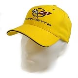 Corvette C5 Logo Yellow Baseball Hat