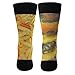 adidas Men's Neo Crew Socks (1-Pack), Burgers and Fries Print, One Size Fits All