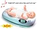 This is a scale to weigh infants/babies to watch their growth.::Product features:::Streamlined smooth weighing platform makes baby comfortable.::Easy one-button operation. ::Large digital LCD shows the weight and the current mode. ::"Jingle-bell" music makes baby quiet and easy. ::Free measuring tape and cloth included.::Specifications:::Scale size: 12.5" (D) x 23.5" (W) x 4" (H) :Weighing modes: lb/kg :Capacity: 44lb/20kg:Accuracy: 1oz/10g:Platform material: ABS supported by metal :LCD size: 2.5" x 1.5" :Power: 4 x AA batteries (included)