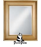 Review PosterPanda.com  / 11x14 - GOLD LEAF - FLAT PANEL FRAMED MIRROR
