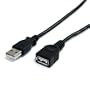 Startech.Com USBEXTAA6BK Usb 2.0 Extension Cable A to A-M/F (Black)