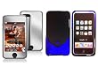 2Tone (Blue + Black) Rubberized HARD CASE FOR APPLE IPOD TOUCH ITOUCH 2nd 3rd GEN 2G/3G 8GB, 16GB, 32GB, 64GB + Free Mirror Screen Protector