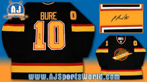 PAVEL BURE Vancouver Canucks Signed 1994 Vintage JERSEY