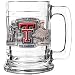 Texas Tech Red Raiders 15 oz Colonial Beverage Glass Tankard - NCAA College Athletics Fan Shop Sports Team Merchandise