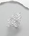 Urban Woman Stunning Sterling Silver Womens Ring Size P-S