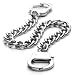 316L Stainless Steel Chain Hand Cuff Bracelet - Length 7.09" (180mm) - Width 8mm
