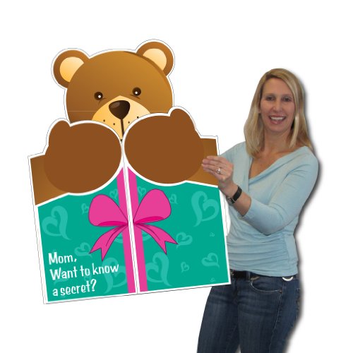 Buy 2 X 3 Giant Mother s Day Card Giant Shaped Bear W Envelope 