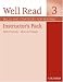 Book Well Read 3 Instructor's Pack: Skills and Strategies for Reading (Well Read)