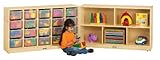 E-Z Glide Fold-N-Lock - 20 - With Clear Trays - School & Play Furniture