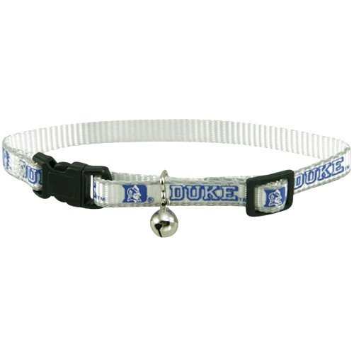 Duke Blue Devils White Breakaway Cat Collar