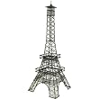 Eiffel Tower Wire Building