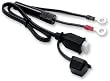 Tecmate TM (White Plug) Water Resistant Eyelet Cable with Fuse TM-71