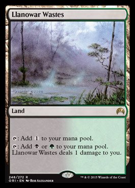 Magic: the Gathering - Llanowar Wastes (248/272) - Origins