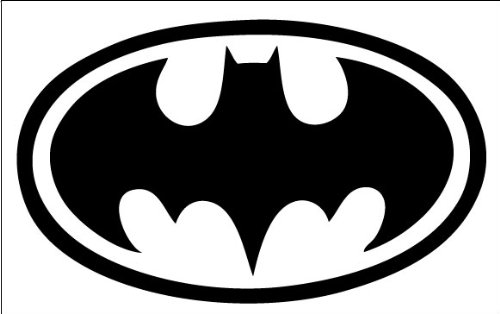  Batman 6 Inch Vinyl Decal Sticker Yellow