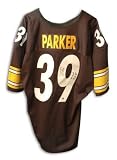 Autographed Willie Parker Steelers Jersey Inscribed Sb Record 75 Yd Td Run