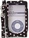 iPod Classic and Video Case - Black With Pink Polka Dots