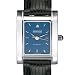 University of Notre Dame Women's Swiss Watch - Blue Quad with Leather Strap by M.LaHart
