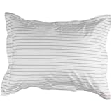 Marc Thee Home Collection Henry Hill Collection 560 Thread Count Pinpoint Oxford Weave Pillow Sham, Standard, Graphite